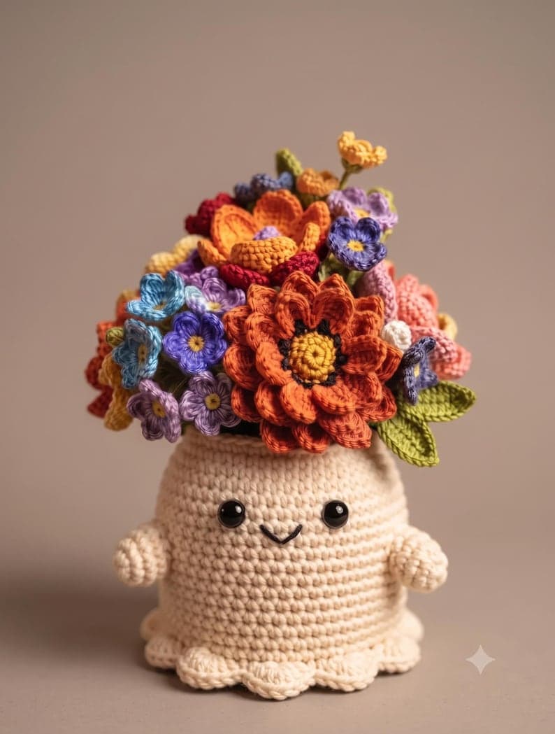Halloween Crochet Flower Pot Pattern Bundle — photo 11 of 11