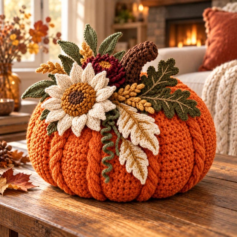 Crochet Pumpkin Pattern PDF – Fall Pumpkin Decor — photo 4 of 7