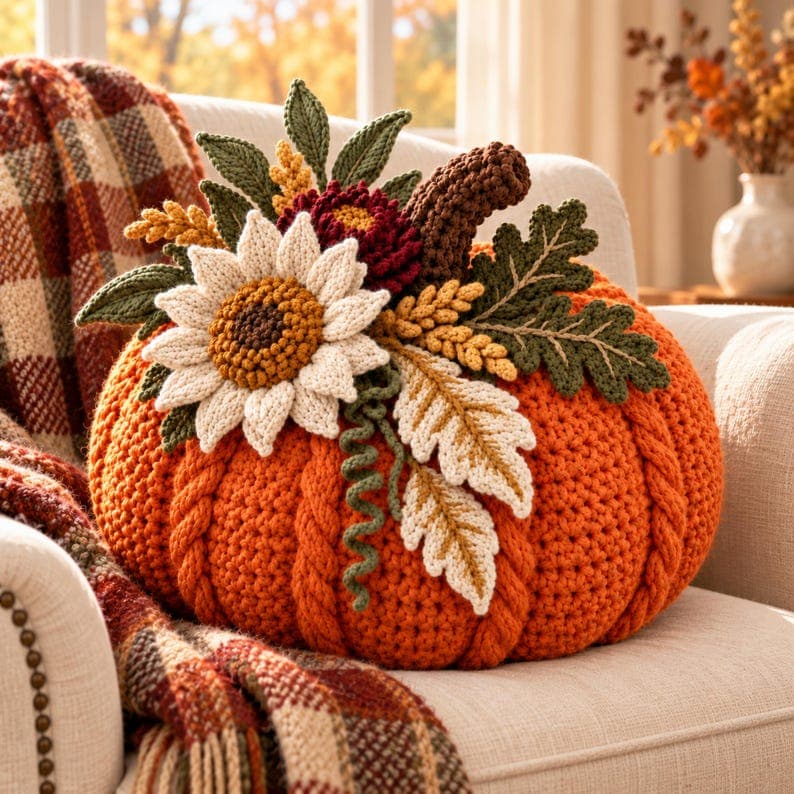 Crochet Pumpkin Pattern PDF – Fall Pumpkin Decor — photo 5 of 7